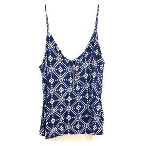 Blue Pattern Tank